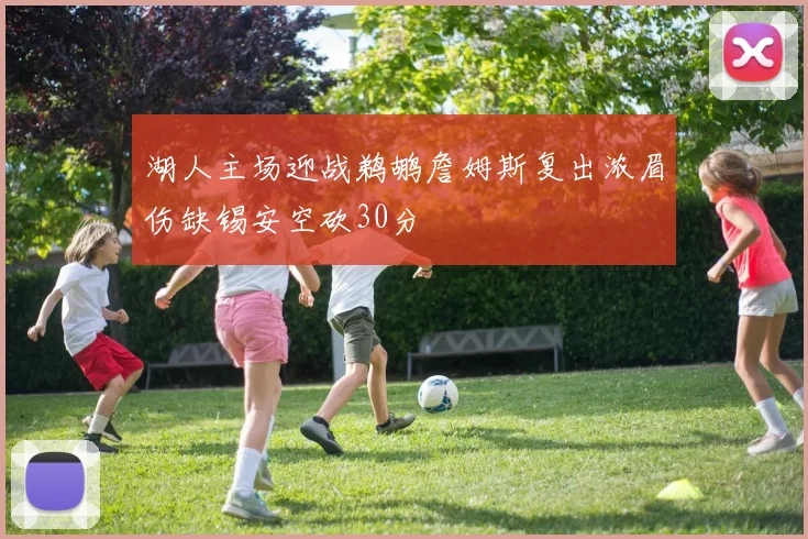 湖人主场迎战鹈鹕詹姆斯复出浓眉伤缺锡安空砍30分